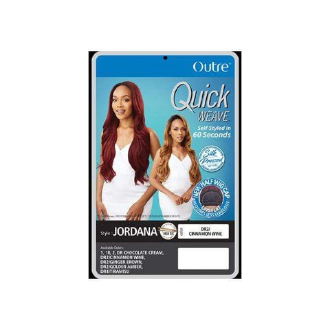 Outre Half Wigs Outre Synthetic Quick Weave Half Wig - JORDANA