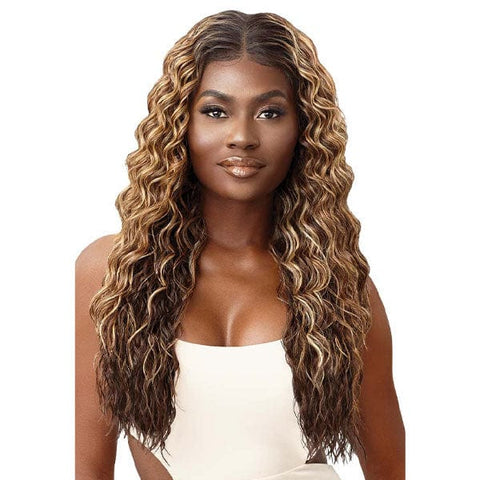 Outre Human Hair Blend 360 Lace Front Wig - ANDREINA - SoGoodBB.com