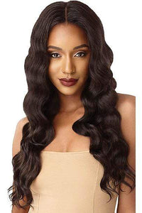Outre Human Hair Blend 360 Lace Wig - NATURAL DEEP WAVE - SoGoodBB.com