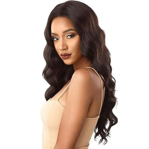 Outre Human Hair Blend 360 Lace Wig - NATURAL DEEP WAVE - SoGoodBB.com