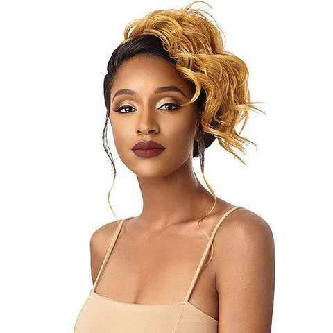 Outre Human Hair Blend 360 Lace Wig - NATURAL DEEP WAVE - SoGoodBB.com
