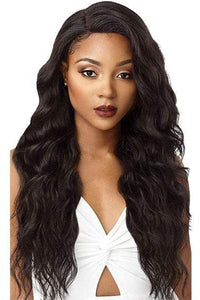 Outre Human Hair Blend 360 Lace Wig - NATURAL LOOSE WAVE - SoGoodBB.com