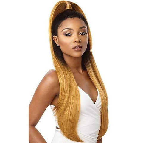 Outre Human Hair Blend 360 Lace Wig - NATURAL STRAIGHT - SoGoodBB.com
