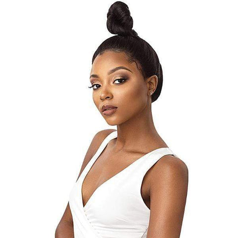 Outre Human Hair Blend 360 Lace Wig - NATURAL STRAIGHT - SoGoodBB.com