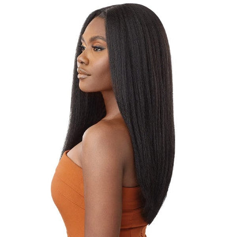 Outre Human Hair Blend 5x5 Lace Closure Wig - HHB KINKY STRAIGHT 24" - SoGoodBB.com