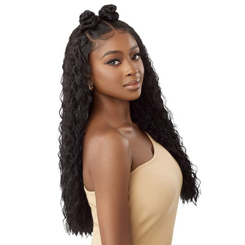Outre Human Hair Blend 5x5 Lace Closure Wig - HHB PERUVIAN WATER WAVE 24" - SoGoodBB.com