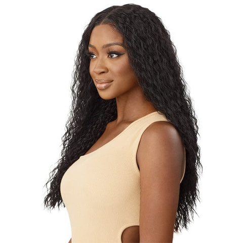 Outre Human Hair Blend 5x5 Lace Closure Wig - HHB PERUVIAN WATER WAVE 24" - SoGoodBB.com
