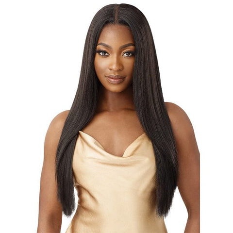 Outre Human Hair Blend 5x5 Lace Closure Wig - HHB YAKI STRAIGHT 26" - SoGoodBB.com