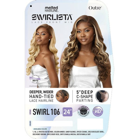 Outre Melted Hairline Synthetic Swirlista HD Lace Front Wig - SWIRL 106 - SoGoodBB.com