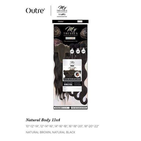 Outre Mytresses Black Label 100% Human Hair Weave - BODY (13x4 Lace Closure With Bundles) - SoGoodBB.com