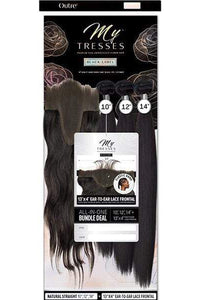 Outre Mytresses Black Label 100% Human Hair Weave - STRAIGHT (13x4 Lace Closure With Bundles) - SoGoodBB.com