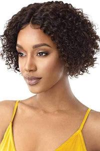 Outre Mytresses Gold Label 100% Human Hair Lace Front Wig - NATURAL BOHO LAYER BOB - SoGoodBB.com