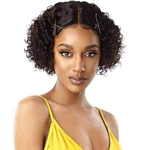 Outre Mytresses Gold Label 100% Human Hair Lace Front Wig - NATURAL BOHO LAYER BOB - SoGoodBB.com