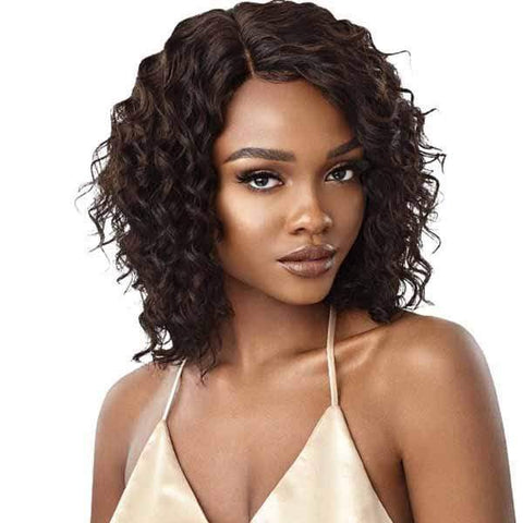 Outre Mytresses Gold Label 100% Human Hair Lace Front Wig - NATURAL CURLY DEEP - SoGoodBB.com
