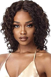 Outre Mytresses Gold Label 100% Human Hair Lace Front Wig - NATURAL CURLY DEEP - SoGoodBB.com