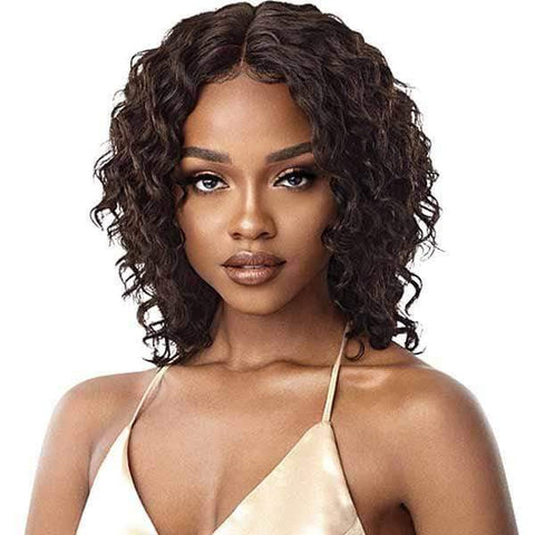Outre Mytresses Gold Label 100% Human Hair Lace Front Wig - NATURAL CURLY DEEP - SoGoodBB.com