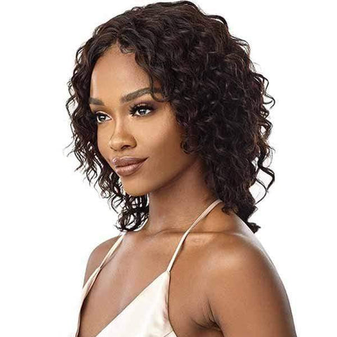 Outre Mytresses Gold Label 100% Human Hair Lace Front Wig - NATURAL CURLY DEEP - SoGoodBB.com