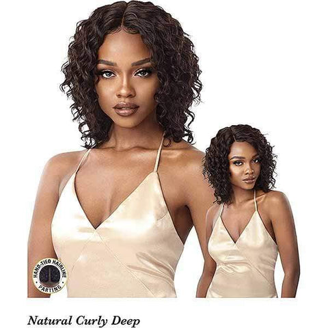 Outre Mytresses Gold Label 100% Human Hair Lace Front Wig - NATURAL CURLY DEEP - SoGoodBB.com