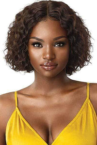 Outre Mytresses Gold Label 100% Human Hair Lace Front Wig - NATURAL JERRY BOB - SoGoodBB.com