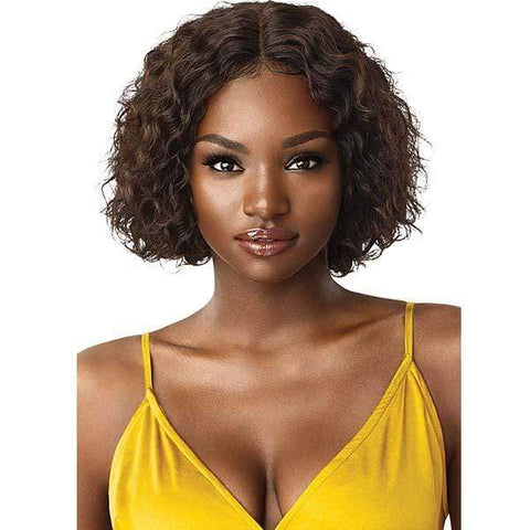 Outre Mytresses Gold Label 100% Human Hair Lace Front Wig - NATURAL JERRY BOB - SoGoodBB.com