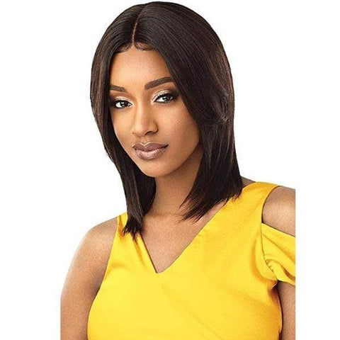 Outre Mytresses Gold Label 100% Human Hair Lace Front Wig - NATURAL STRAIGHT 16-18" - SoGoodBB.com