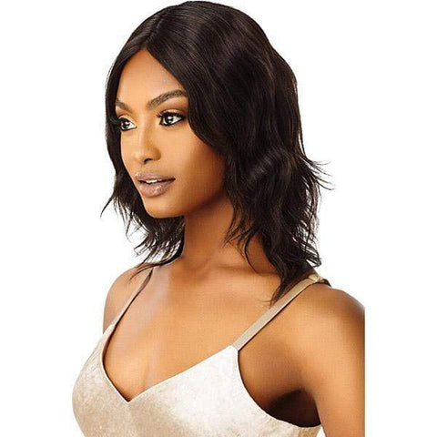 Outre Mytresses Gold Label 100% Human Hair Lace Front Wig - NATURAL WAVE 14" - SoGoodBB.com