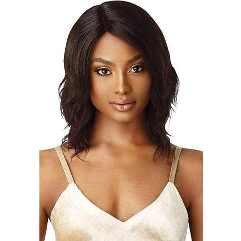 Outre Mytresses Gold Label 100% Human Hair Lace Front Wig - NATURAL WAVE 14" - SoGoodBB.com
