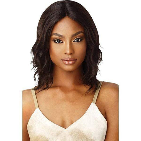 Outre Mytresses Gold Label 100% Human Hair Lace Front Wig - NATURAL WAVE 14" - SoGoodBB.com