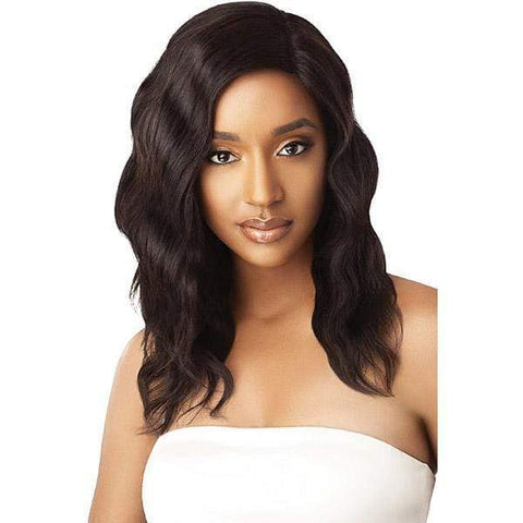 Outre Mytresses Gold Label 100% Human Hair Lace Front Wig - NATURAL WAVE 20" - SoGoodBB.com