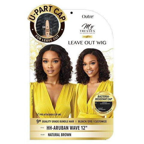 Outre Mytresses Gold Label 100% Human Hair U-Part Cap Wig - ARUBAN WAVE 12" - SoGoodBB.com