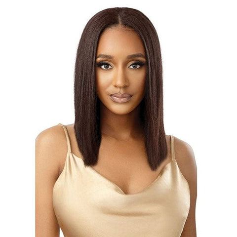 Outre Mytresses Gold Label 100% Human Hair U-Part Cap Wig - DOMINICAN STRAIGHT 14″ - SoGoodBB.com