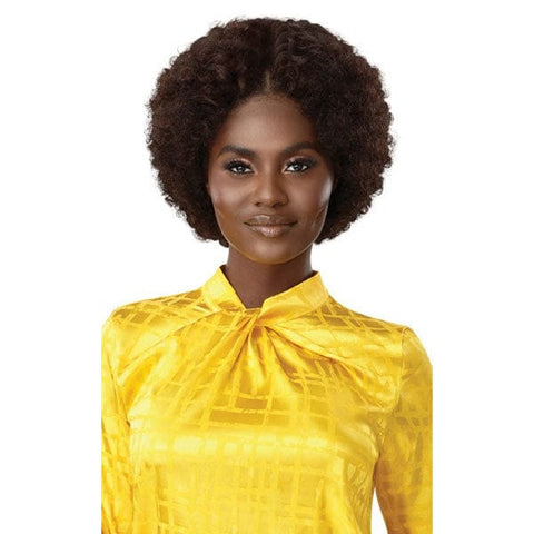 Outre Mytresses Gold Label 100% Human Hair U-Part Cap Wig - NATURAL AFRO - Clearance - SoGoodBB.com