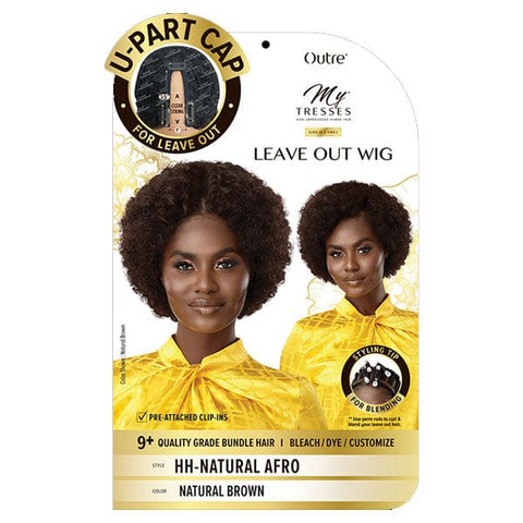 Outre Mytresses Gold Label 100% Human Hair U-Part Cap Wig - NATURAL AFRO - Clearance - SoGoodBB.com