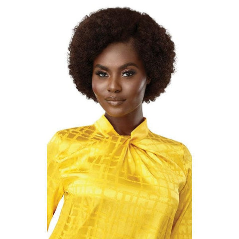 Outre Mytresses Gold Label 100% Human Hair U-Part Cap Wig - NATURAL AFRO - Clearance - SoGoodBB.com