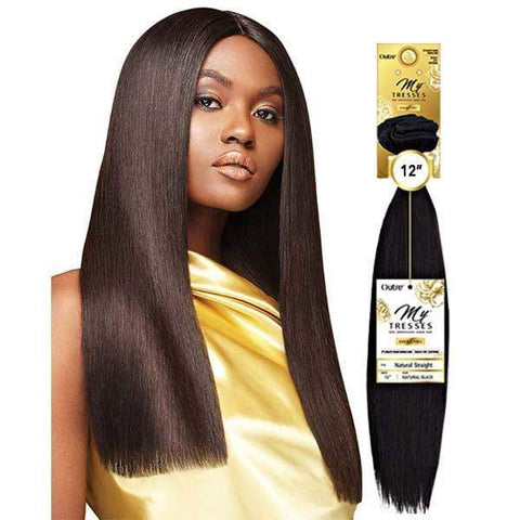 Outre MyTresses Gold Label 100% Human Hair Weave Single Pack - NATURAL STRAIGHT 10"-22" - SoGoodBB.com
