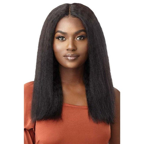Outre Mytresses Gold Label Blowout 100% Human Hair Lace front Wig - KINKY STRAIGHT 20" - SoGoodBB.com