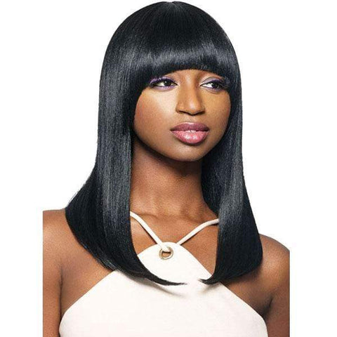 Outre & Play Human Hair Blend Oval Bang Wig - DARCI - SoGoodBB.com