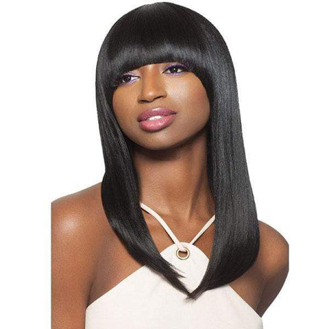 Outre & Play Human Hair Blend Oval Bang Wig - DARCI - SoGoodBB.com