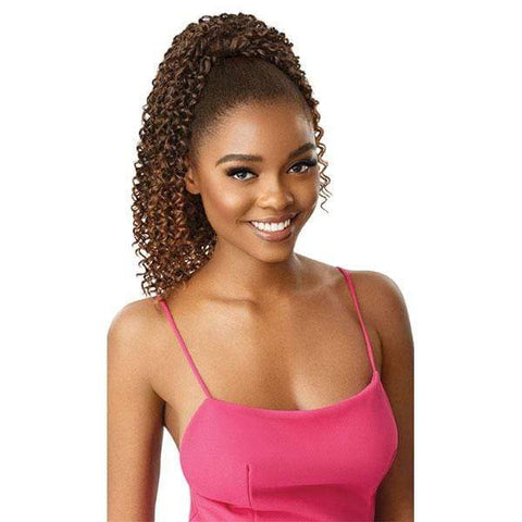 Outre Pretty Quick Synthetic Drawstring Ponytail - BERRY - SoGoodBB.com