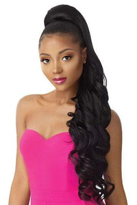 Outre Pretty Quick Synthetic Drawstring Ponytail - EVAN 30" - SoGoodBB.com