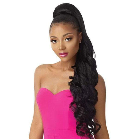 Outre Pretty Quick Synthetic Drawstring Ponytail - EVAN 30" - SoGoodBB.com