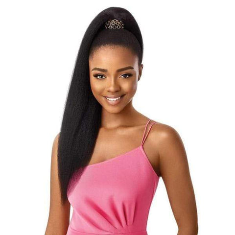 Outre Pretty Quick Synthetic Wrap Ponytail - JUMBO KINKY STRAIGHT 24" - SoGoodBB.com