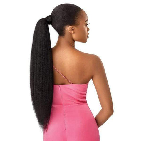 Outre Pretty Quick Synthetic Wrap Ponytail - JUMBO KINKY STRAIGHT 24" - SoGoodBB.com