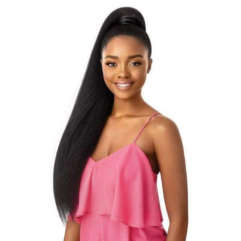 Outre Pretty Quick Synthetic Wrap Ponytail - JUMBO KINKY STRAIGHT 30" - SoGoodBB.com