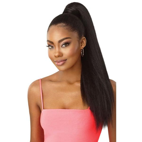 Outre Pretty Quick Synthetic Wrap Ponytail - KINKY STRAIGHT 24" - SoGoodBB.com