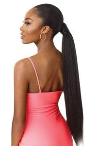 Outre Pretty Quick Synthetic Wrap Ponytail - KINKY STRAIGHT 24" - SoGoodBB.com