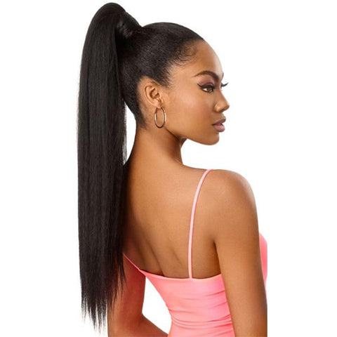 Outre Pretty Quick Synthetic Wrap Ponytail - KINKY STRAIGHT 24" - SoGoodBB.com