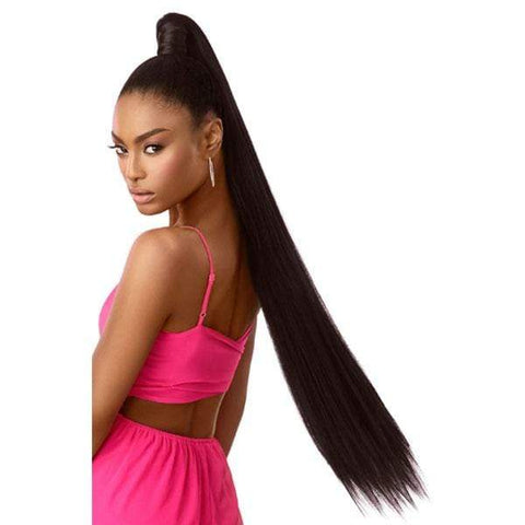Outre Pretty Quick Synthetic Wrap Ponytail - SLEEK STRAIGHT 36" - SoGoodBB.com