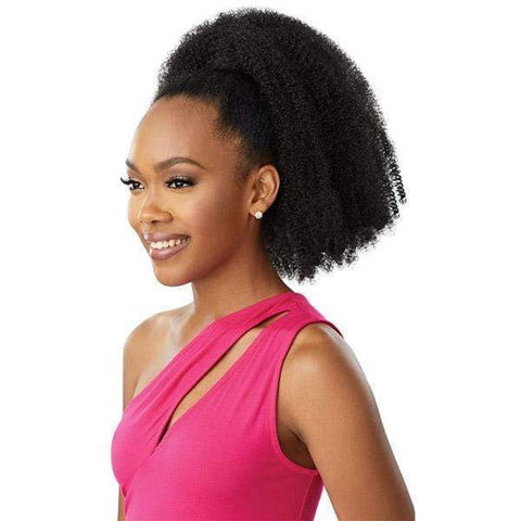 Outre Pretty Quick Synthetic Wrap Ponytail - SPRINGY AFRO - SoGoodBB.com