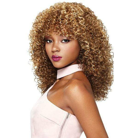 Outre Quick Weave Complete Cap Wig Curly Bang - DANI - SoGoodBB.com